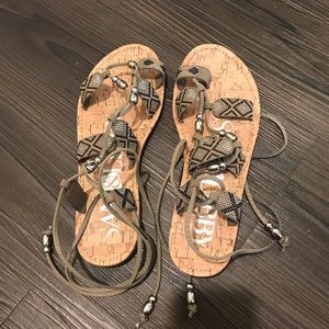 Sam & Libby Strappy Sandals Size 7 1/2